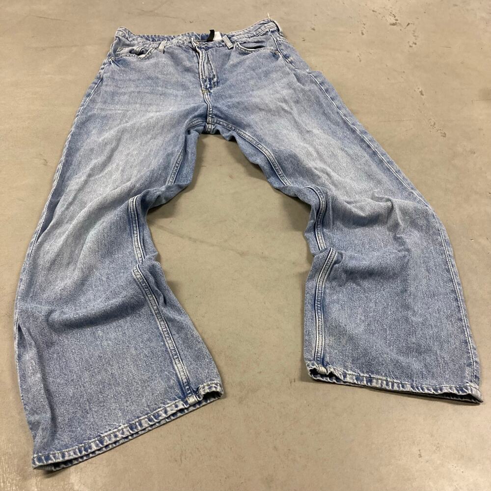 baggy y2k divided faded jeans 32x30